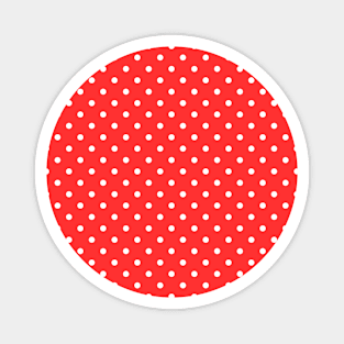 Red Polka-dots. Magnet